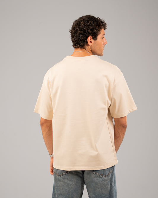 Core Oversized T-shirt In Beige