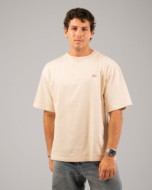 Core Oversized T-shirt In Beige