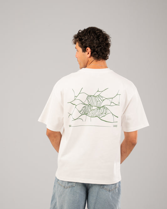 Grain Oversized T-shirt In White